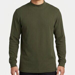 Eddie Bauer Men's Green 100%COTTON Crewneck Casual Dressy Sweatshirt Size XL
